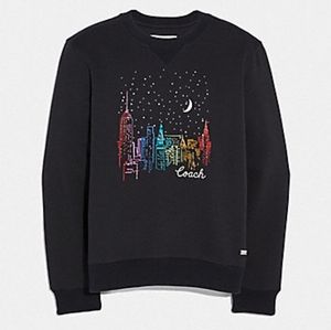Coach City Sky Sweatshirt Black Small